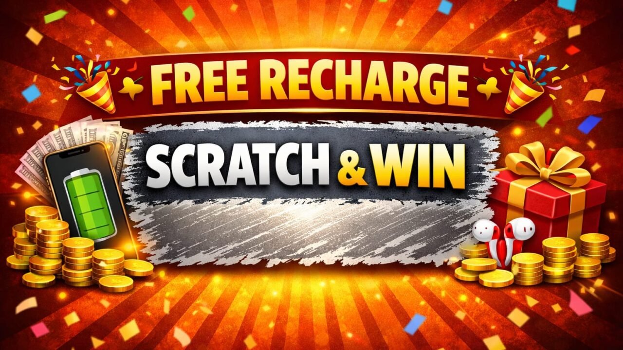 Free Recharge Scratch Card aur Free Recharge Coupon