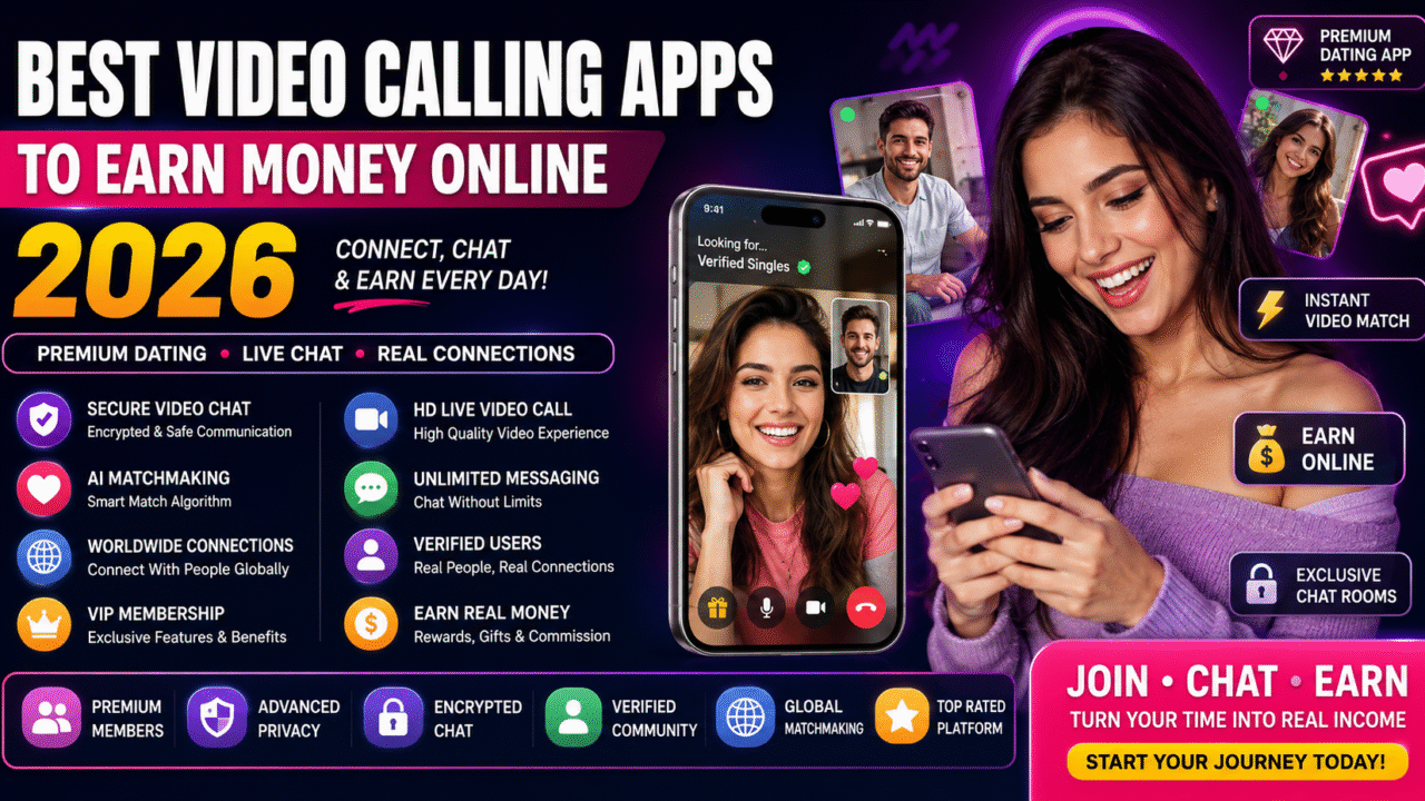 Top Premium Dating and Live Video Chat Apps to Make Money Online