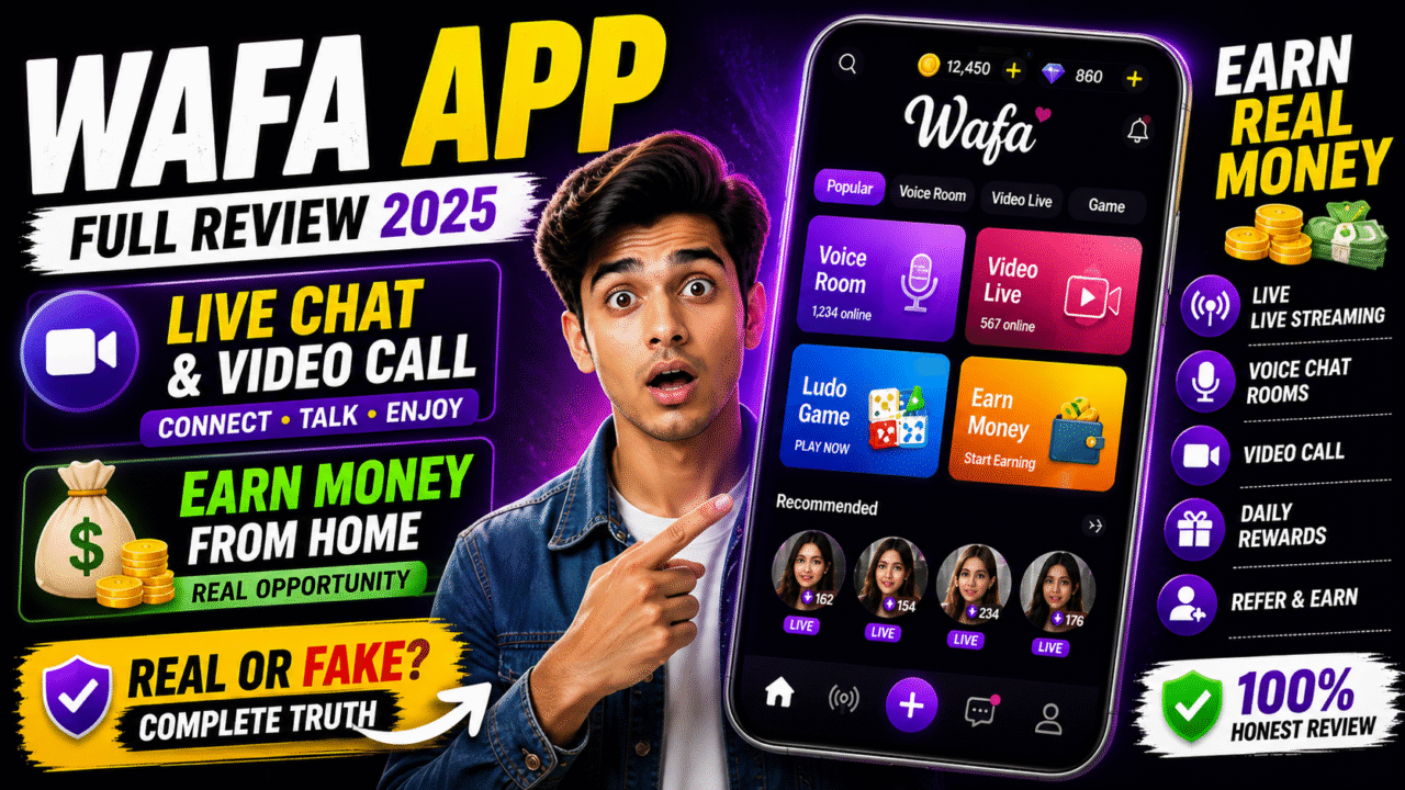 Wafa App Full Guide (Live Streaming & Earning Platform)
