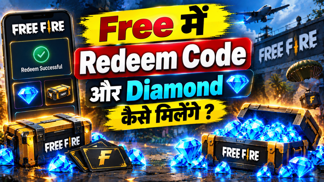 Free Fire Redeem Codes, Rewards, Diamonds and Gaming Reward Apps